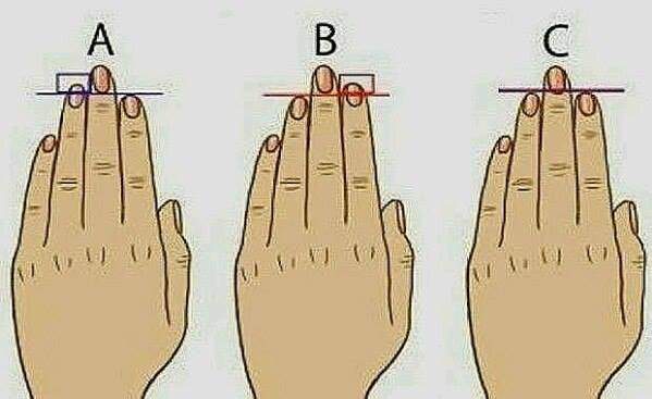 Длина пальцев на руках — расскажет о твоей личности